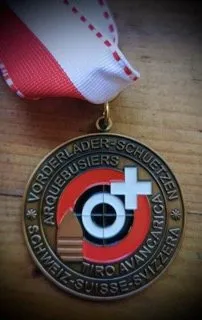 Medaille der Schweizer Meisterschaft der Vorderladerschützen