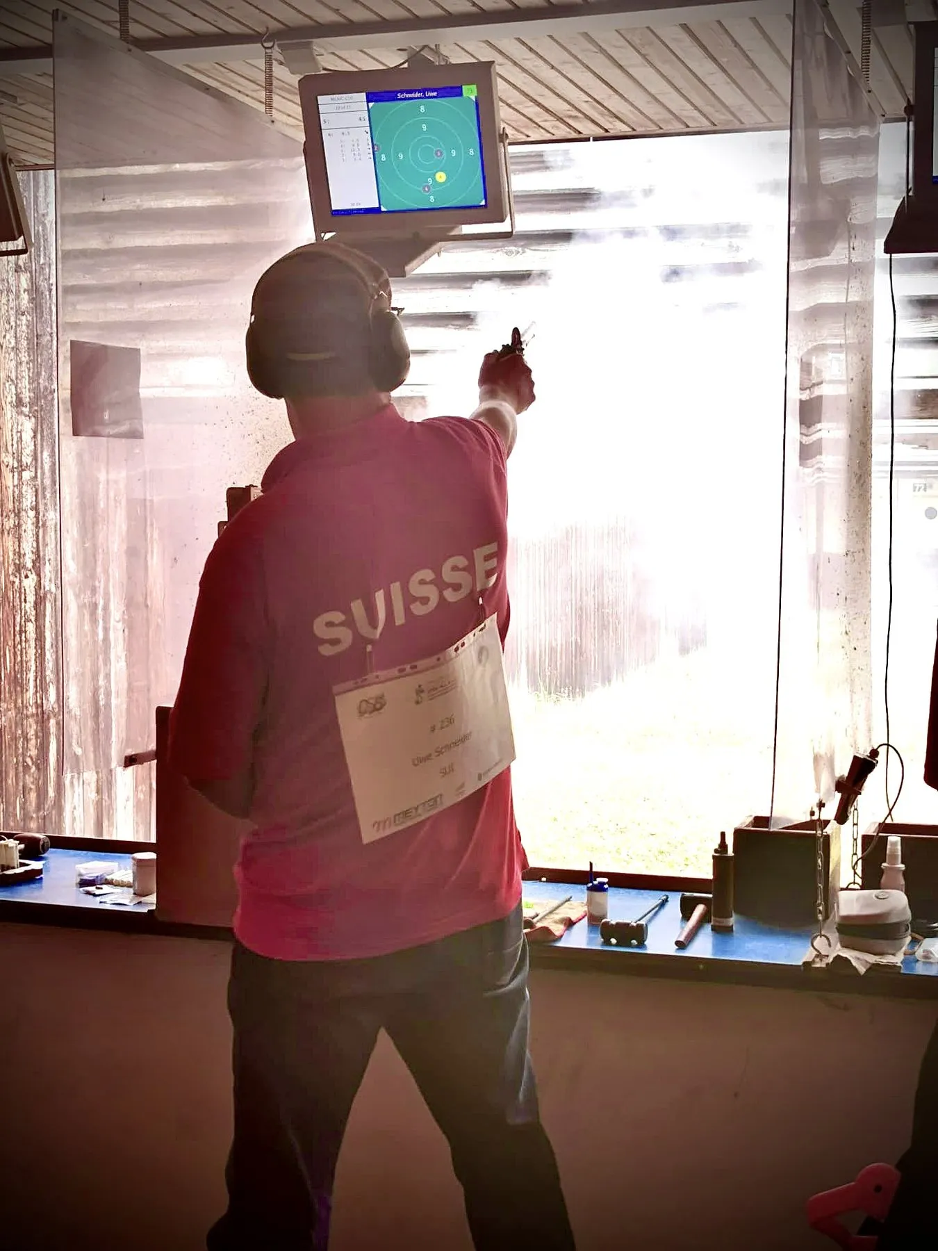 Schütze der Vorderladersektion an der Weltmeisterschaft in Pforzheim